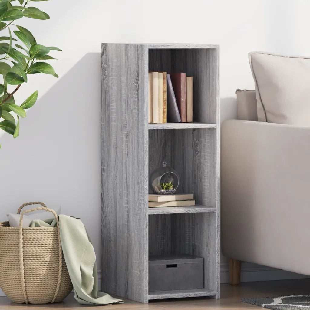 vidaXL Credenza Grigio Sonoma 30x41x93 cm in Legno Multistrato