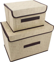 Set di 2 contenitori di archiviazione con coperchio Contenitore di archiviazione pieghevole con maniglia per abbigliamento Contenitore di archiviazione trasportabile e impermeabile (bianco crema)

Modello: 
Specifica tecnica: 
Codice prodotto: