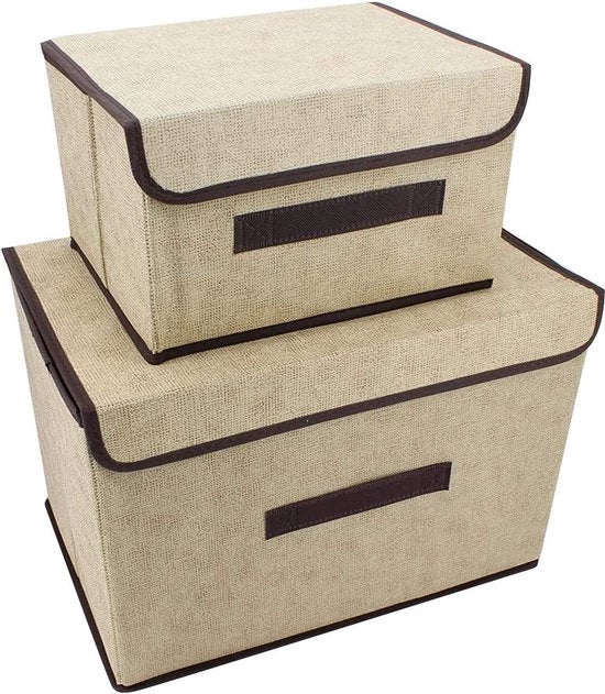 Set di 2 contenitori di archiviazione con coperchio Contenitore di archiviazione pieghevole con maniglia per abbigliamento Contenitore di archiviazione trasportabile e impermeabile (bianco crema)

Modello: 
Specifica tecnica: 
Codice prodotto: