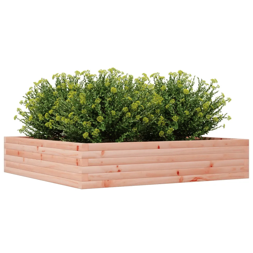 Fioriera da Giardino 110x110x23 cm Legno Massello di Douglas