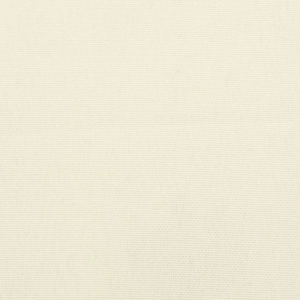 Cuscini per Sedia Schienale Basso 6 pz Crema in Tessuto Oxford 377679