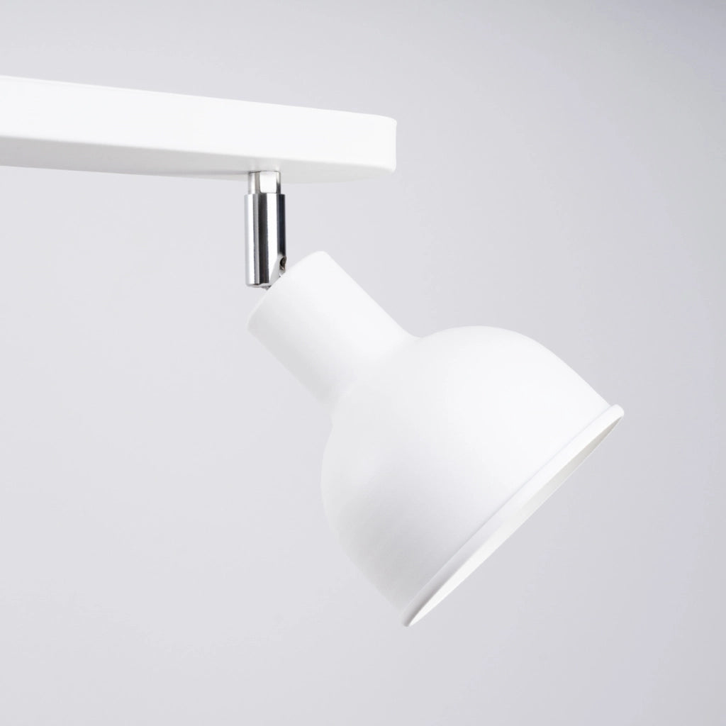 Faretto soffitto minimal doppio bianco 2xE27 Pure Lume