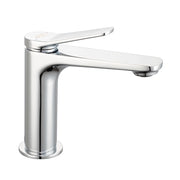 Miscelatore lavabo in ottone cromato lucido con piletta click-clack in ABS - Sound
