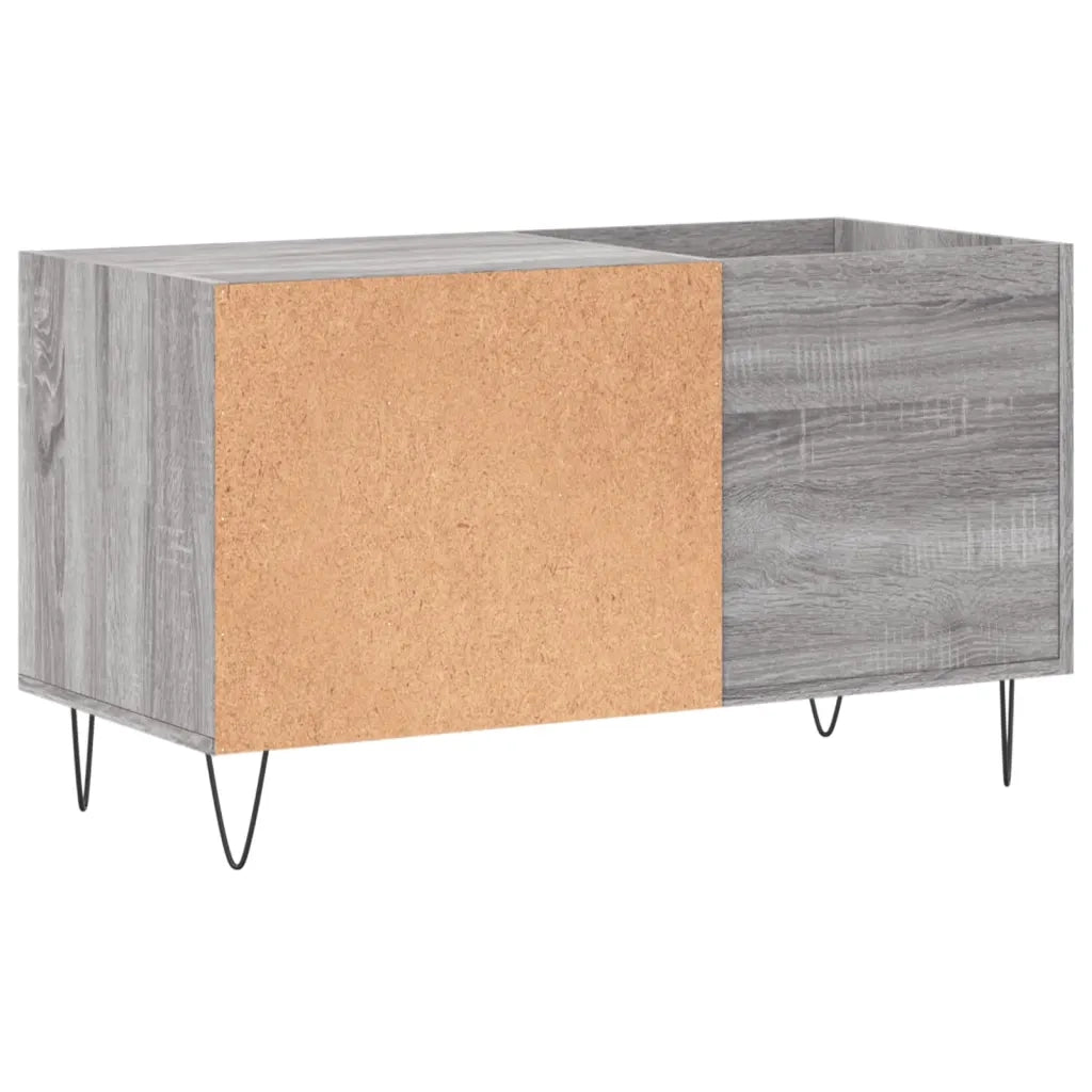 Mobile Porta Dischi Grigio Sonoma 85x38x48 cm Legno Multistrato 831706