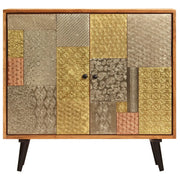 Credenza-Buffet-Armadio da cucina 80x30x75 cm in Legno Massello di Acacia