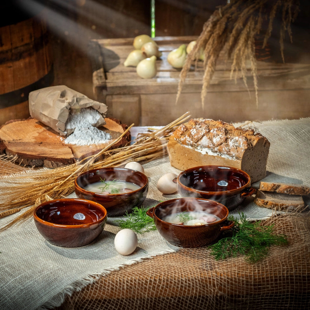 Ciotola da zuppa KADAX 700 ml Ciotola da zuppa in gres Ciotola da brodo in gres