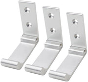 Ore per Orefice per Parete - Hanger per Parete - Flessibile - Alluminio - 3 Pezzi - Adatto per Muri - Hanger per Muro