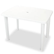 Set da Bistrot 3 pz | Set Salotto da Giardino in Plastica Bianco