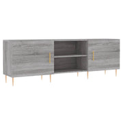 Mobile TV multimediale mensola TV credenza TV sala da pranzo soggiorno camera da letto Sonoma 150 x 30 x 50 cm legno ingegnerizzato grigio 02_0028402