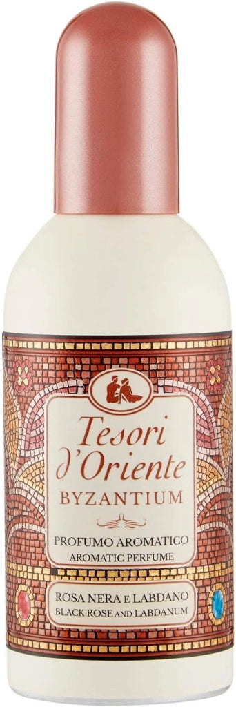 6 X TESORI D'ORIENTE BYZANTINIUM  PROFUMO AROMATICO ROSA NERA E LABDANO 100 M