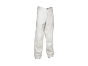 PU735-GD-BI Pantalone bianco multitasche 100% cotone 200 g S-M-L-XL-XXL-XXXL - XL