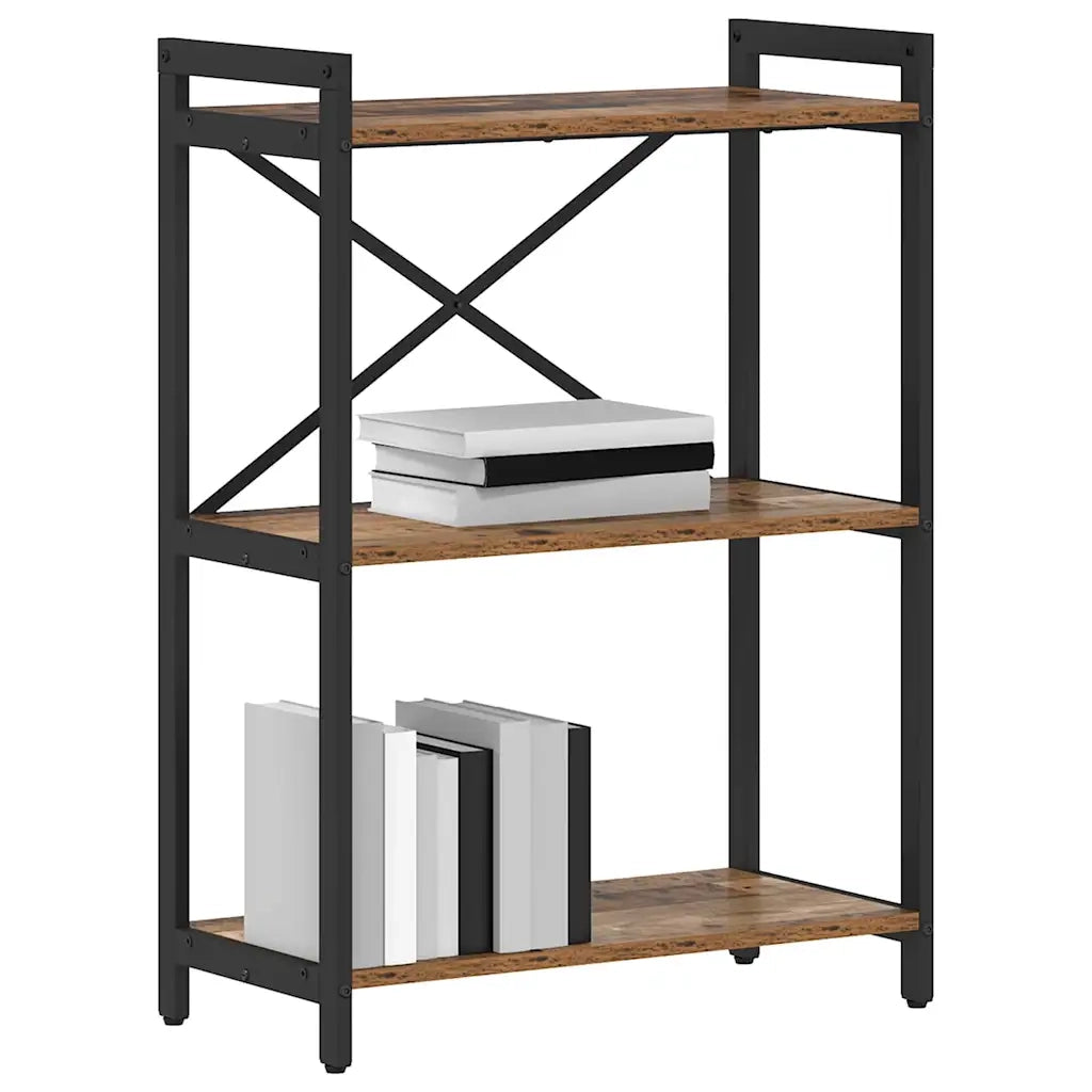 vidaXL Libreria Legno vecchio 60 x 30 x 83 cm Legno multistrato