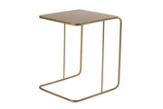 Tavolino in metallo "Poet" 47 x 46 x 57 cm - Oro