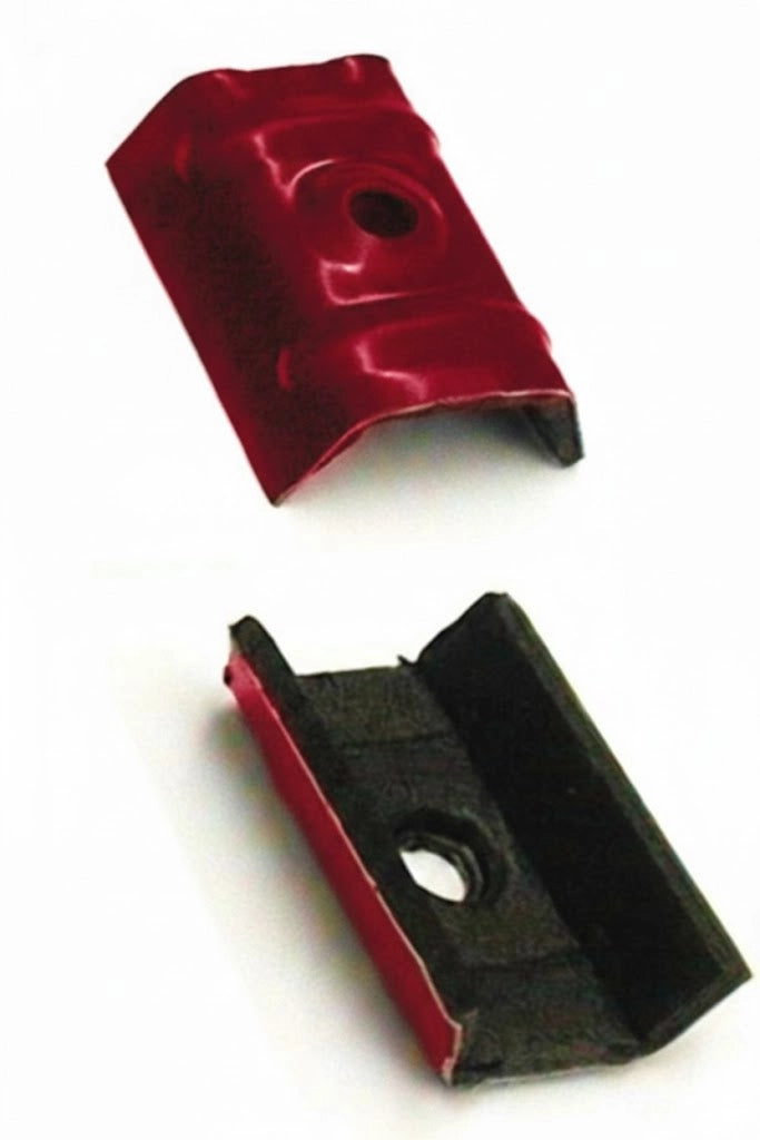 CAPPELLOTTO PER LAMIERA COIBENTATA (cf. 100 pz.) mm. 50x25x12 Col.Rosso Siena