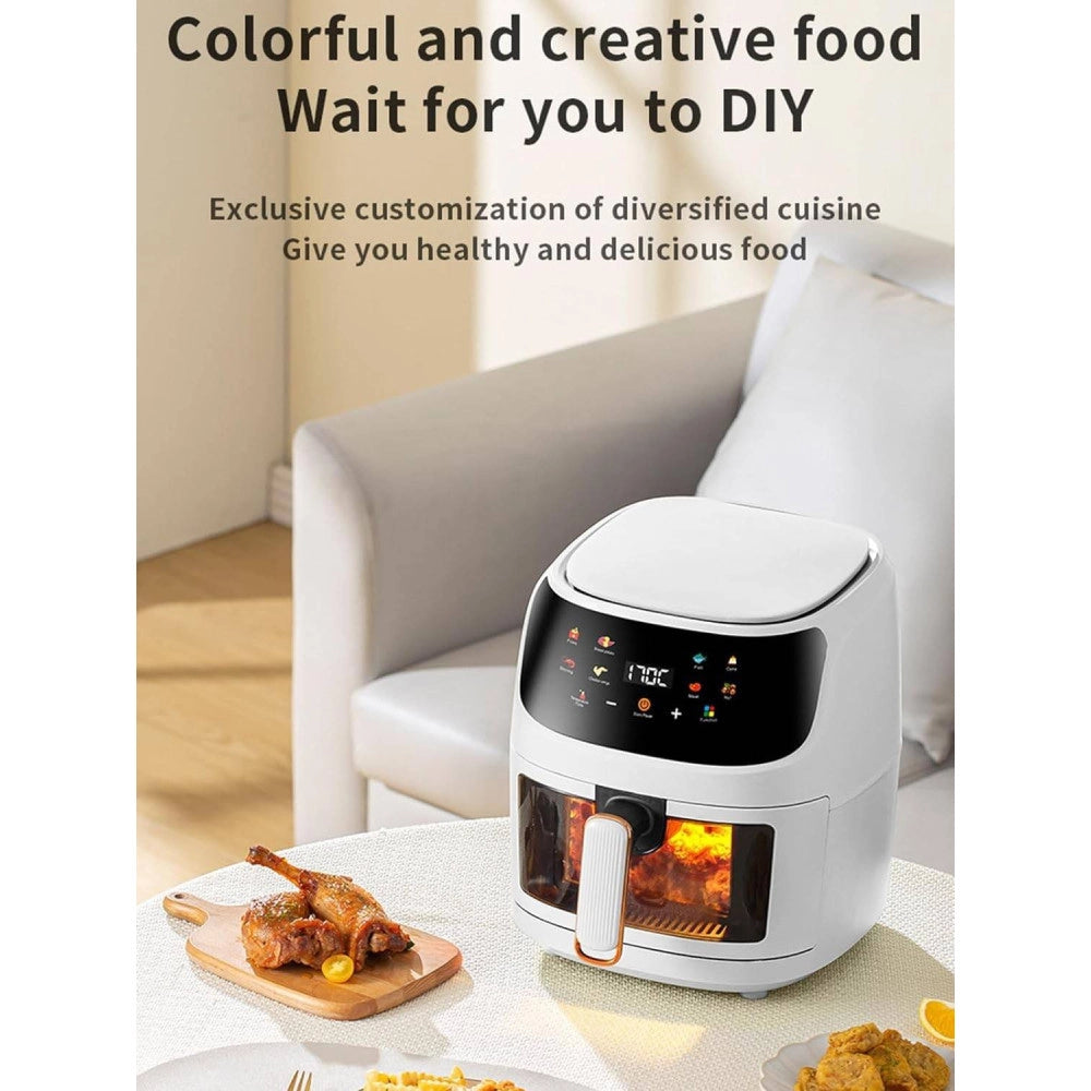 Trade Shop - Miglior Friggitrice Ad Aria Da 8 Lt 1350w Display Control Smart Forno Visibile -