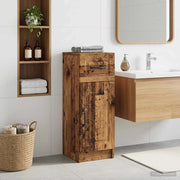 Mobiletto da Bagno UTRECHT Legno antico 30 x 31 x 77 cm 897713
