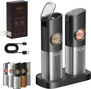 Set di macinacipolle con sensore di gravità - Elettrico - Nero