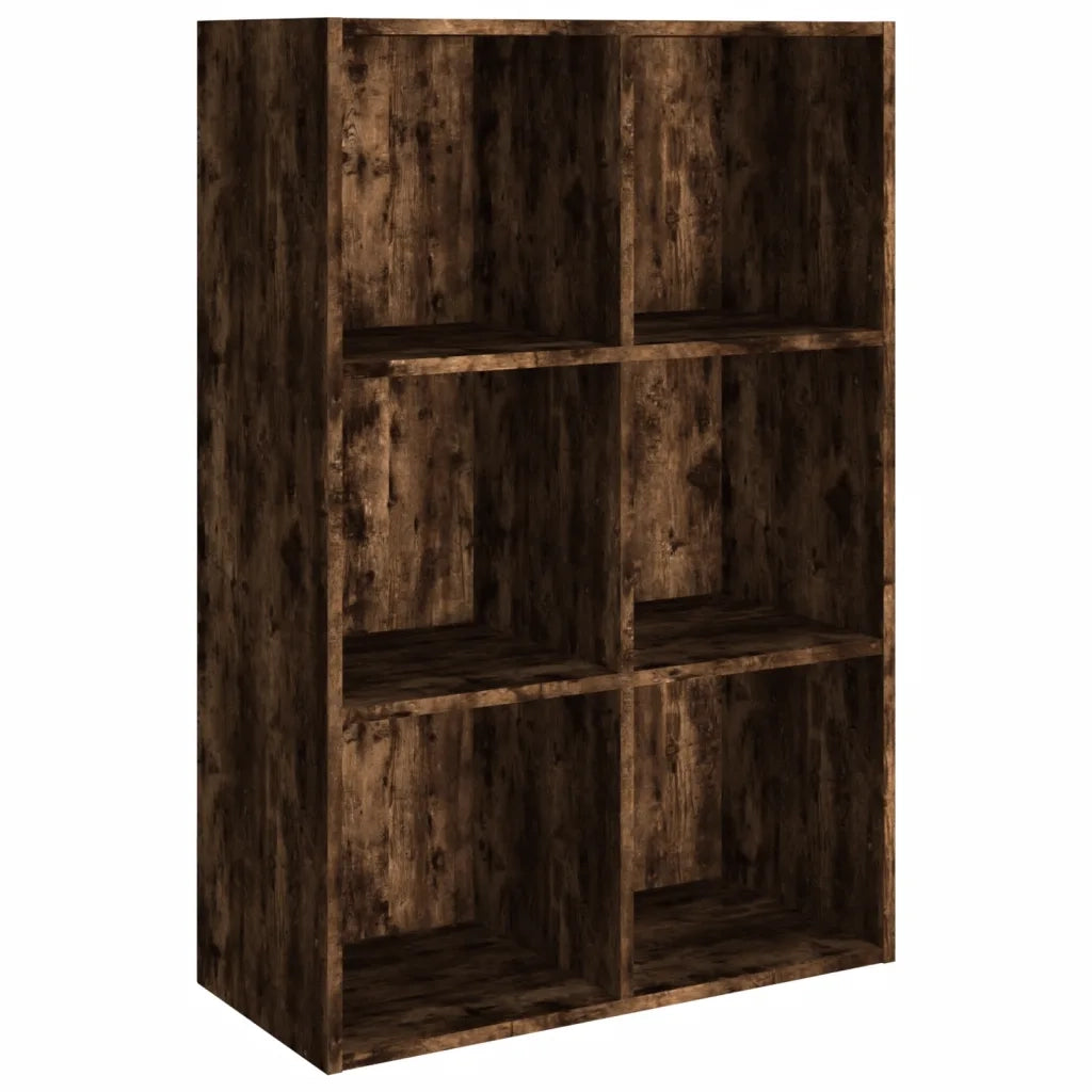 Libreria/Credenza Rovere Fumo 66x30x98 cm in Legno Multistrato 815294