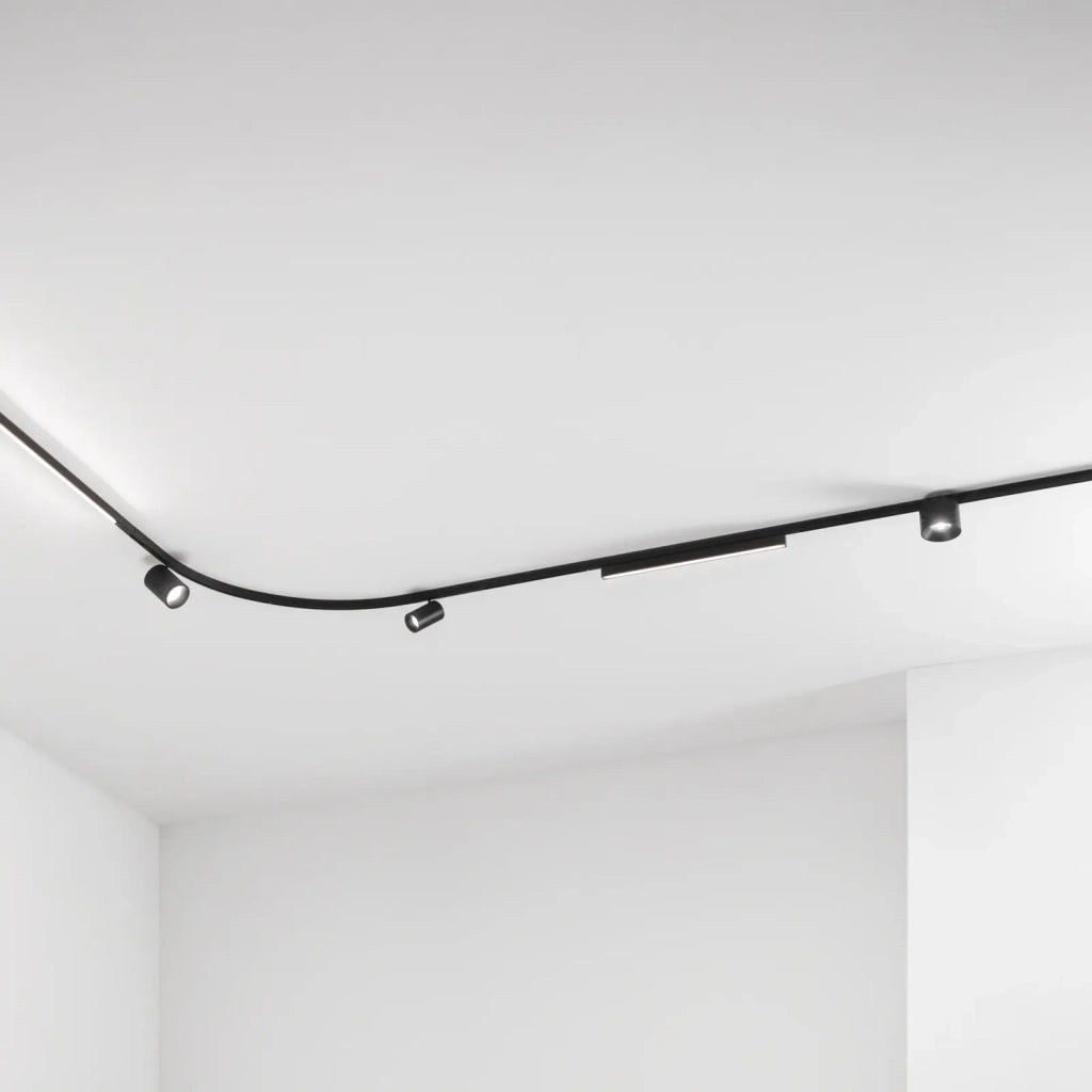 DEVA WIDE INNER ELEMNETO DI ILLUMINAZIONE LED BINARIO 6 W 100° On-Off 700 lm 3000 K NERO  30CM