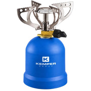 Kemper Fornello da Campeggio KE2007 a Gas con 4 Supporti