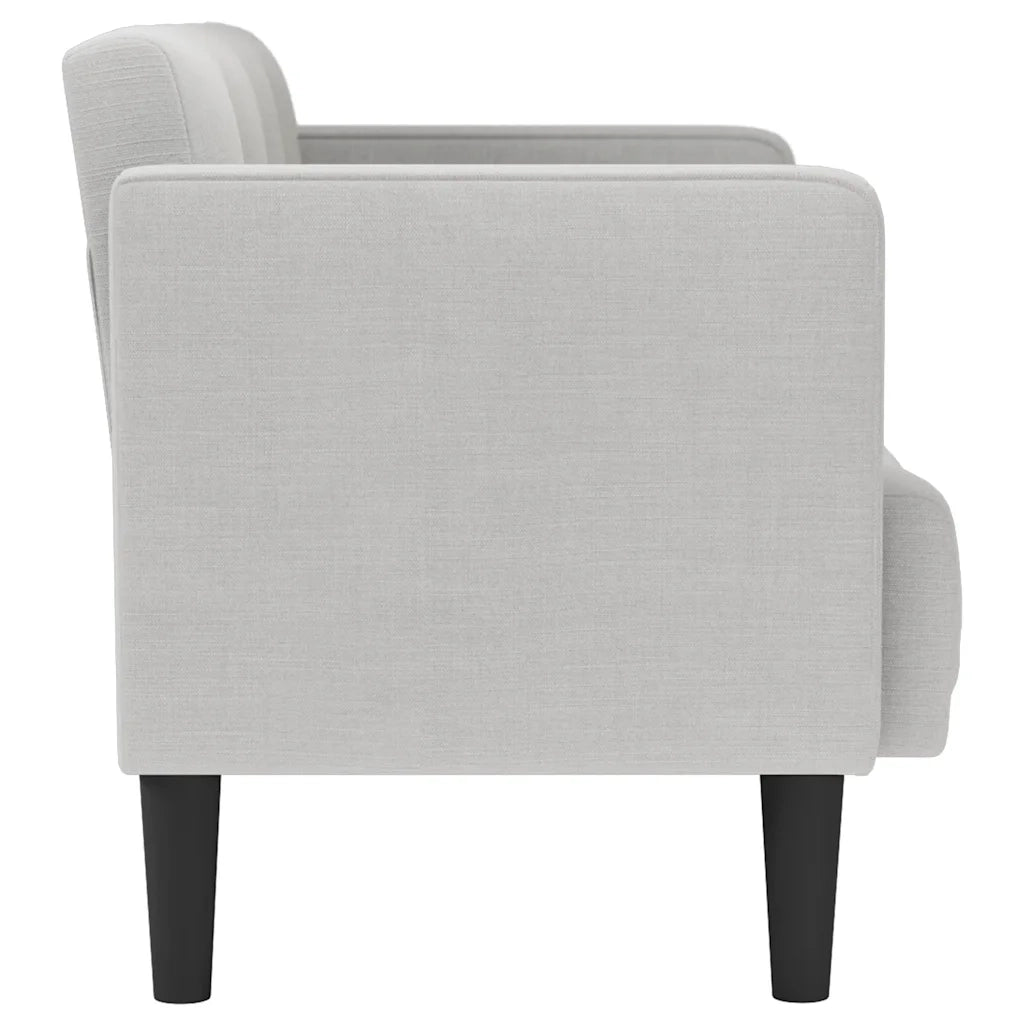 Divano Divanetto Grigio Nuvola 111 cm in Tessuto 4100568