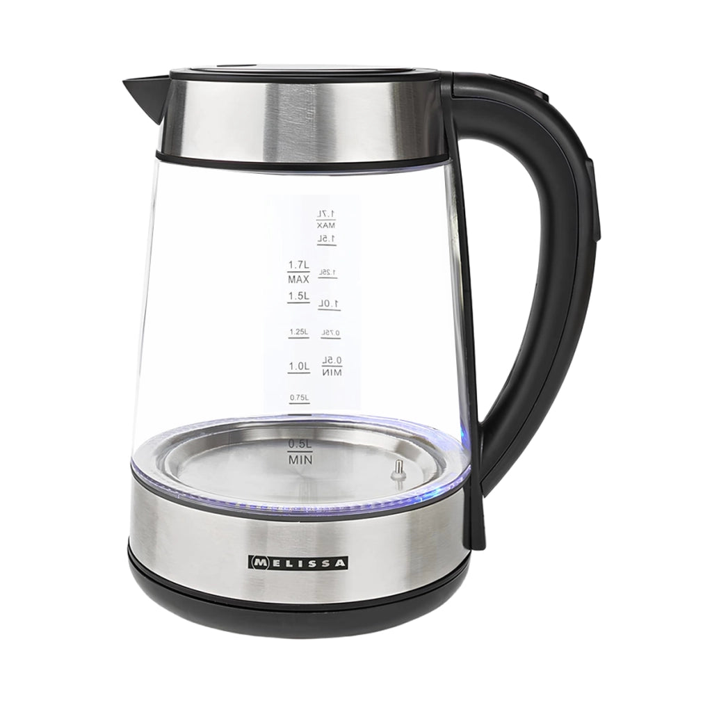 Bollitore 1,7L 2200W in Vetro con 5 Temperature e Mantenimento Caldo Trasparente MELISSA