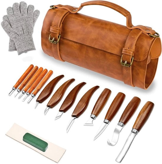 Set completo di strumenti per taglio, strumenti manuali per taglio di modelli, set completo, set professionale di lavorazione manuale.