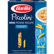 Barilla piccolini mini penne rigate 500 grammi