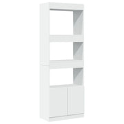 Credenza | Madia | Buffet da pranzo | Armadio da pranzo Bianca 63x33x180 cm in Truciolato