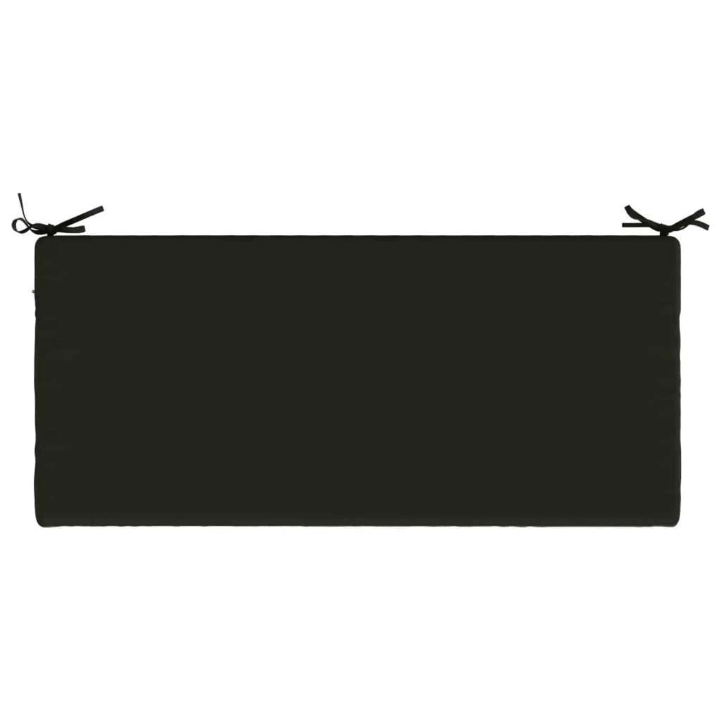 Cuscini per Panchina a 2 Pezzi SOEST 2 pz 100% Poliestere Nero 949343