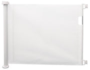 Cancelletto Bambini Barriera di Protezione Riavvolgibile 130x8x88 cm Fadi Bianco
