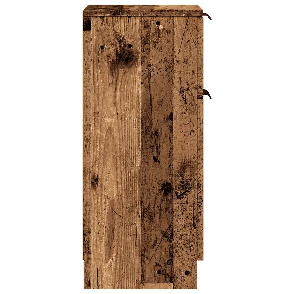 vidaXL Credenza Legno Antico 30x30x70 cm in Legno Multistrato