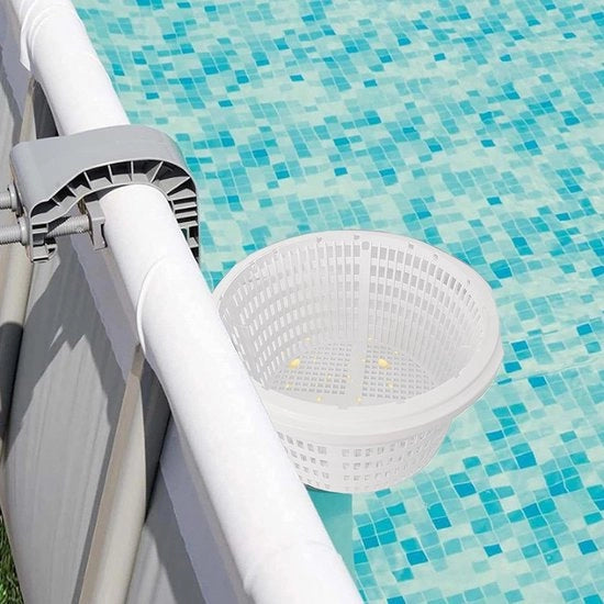 Filtro per Piscina Manico, Set di Raccogliere Rifiuti, Filtro per Piscina con Manico, Kit di Pulizia per Bagni Termali, Accessorio per l'Uso Interno, Raccogli Rifiuti, Pulizia Giornaliera, Accessorio per la Manutenzione dei Bagni Termali