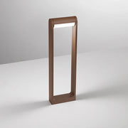 Paletto Esterno Moderno Orienta Alluminio Corten Led 12W 3000K Ip65