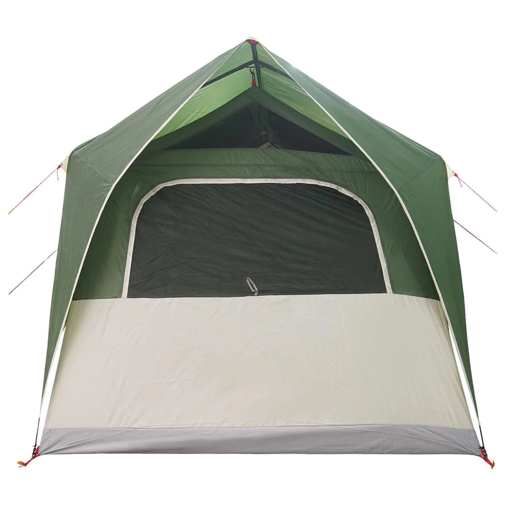 Tenda a tunnel con tetto Verde 8 persone Poliestere e Acciaio 42028657