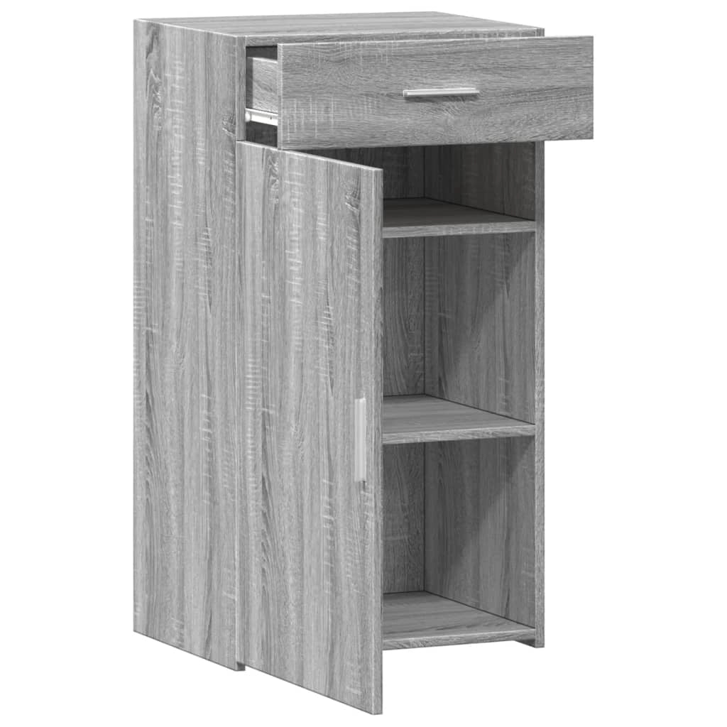 Buffet credenza cassettiera armadio mobile contenitore organizer cucina soggiorno Sonoma 50 x 42,5 x 93 cm legno ingegnerizzato grigio 02_0036372