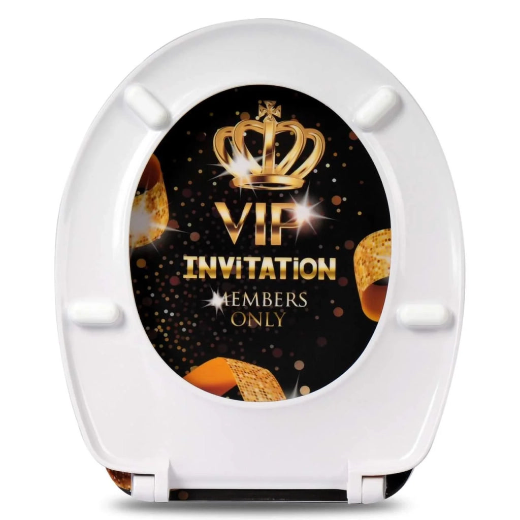 Sedile WC VIP nero con chiusura ammortizzata 19_0000732