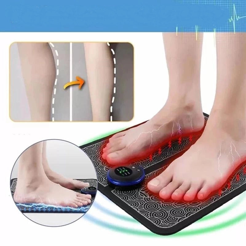 Elettrostimolatore EMS piedi massaggiatore plantare elettrico USB circolazione
