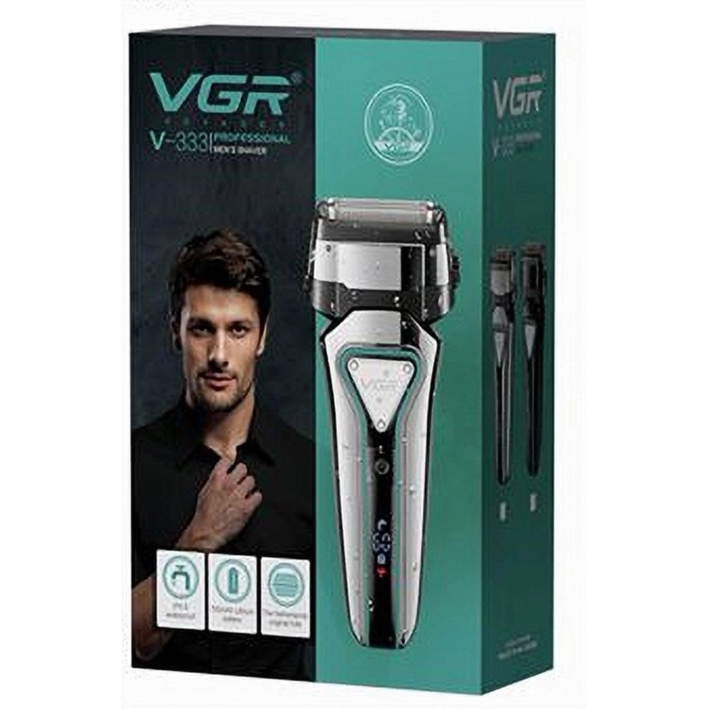 Trade Shop - Vgr V-333 Foil Shaver Rasoio Professionale Barber Trimmer Rasatura Zero - Silver