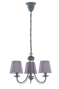 Lampadario da Interno  E14 in Metallo Calcestruzzo