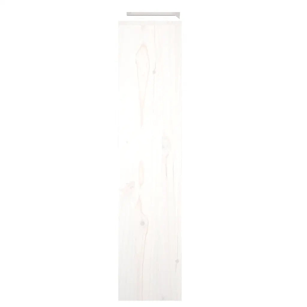 Copertura Termosifone Bianca 210x21x85 cm Legno Massello Pino 822587