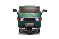 Macchina Elettrica per Bambini Licenza Piaggio Apecar 12V Verde