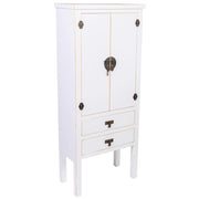 Armadio in legno con 2 cassetti e 2 porta 60x30x142h cm