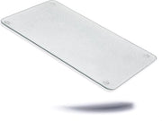 Tavolo di taglio trasparente di vetro tavolo di taglio di vetro per cucina | tavolo di taglio di vetro dimensioni 40 x 30 x 0,5 cm per il taglio del servizio di alimenti | copertura forno copertura forno tavolo di taglio