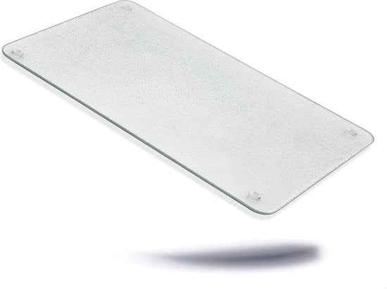 Tavolo di taglio trasparente di vetro tavolo di taglio di vetro per cucina | tavolo di taglio di vetro dimensioni 40 x 30 x 0,5 cm per il taglio del servizio di alimenti | copertura forno copertura forno tavolo di taglio