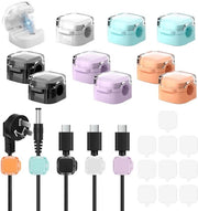 Clip di cavo magnetica - Organizzatore di cavi - Maggiore tenuta - Disponibili in vari colori - Adatto per ufficio e auto
