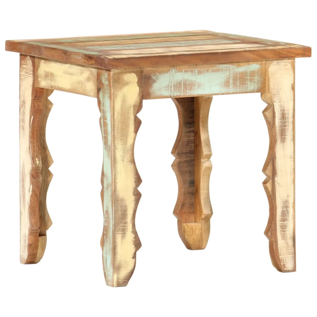 Tavolino da CaffÃ¨ 40x40x40 cm in Legno Massello di Recupero cod mxl 16063