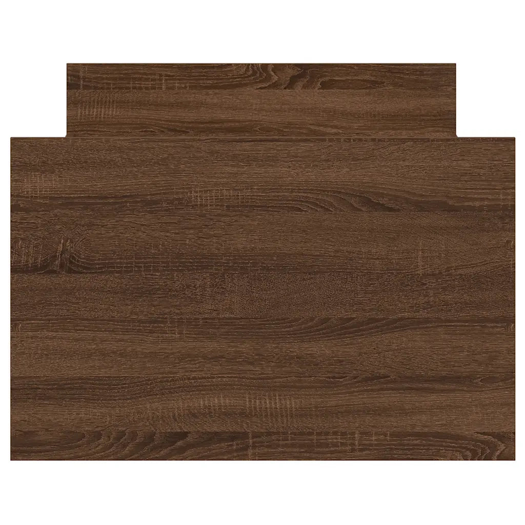 Giroletto con Testiera e Pediera Rovere Marrone 90x200 cm 3203809