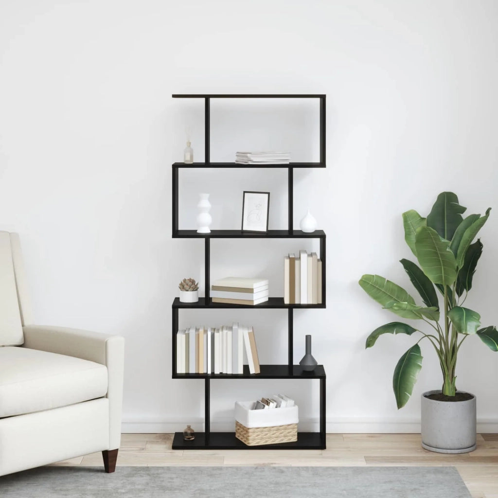 Armadio per Libri Rovere Nero 70 x 24 x 161 cm 879669