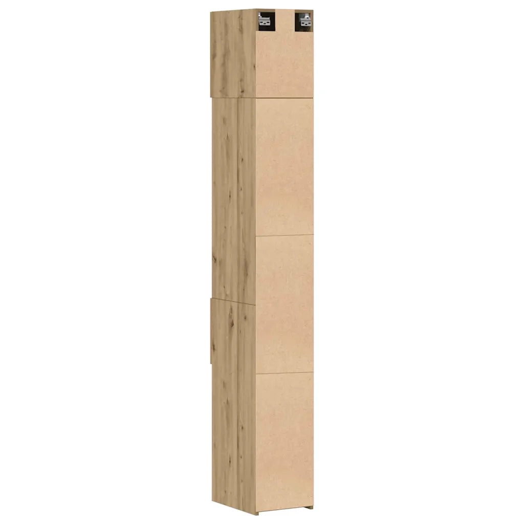 Armadio 2 pcs Rovere artigianale 30 x 42,5 x 225 cm 3365641